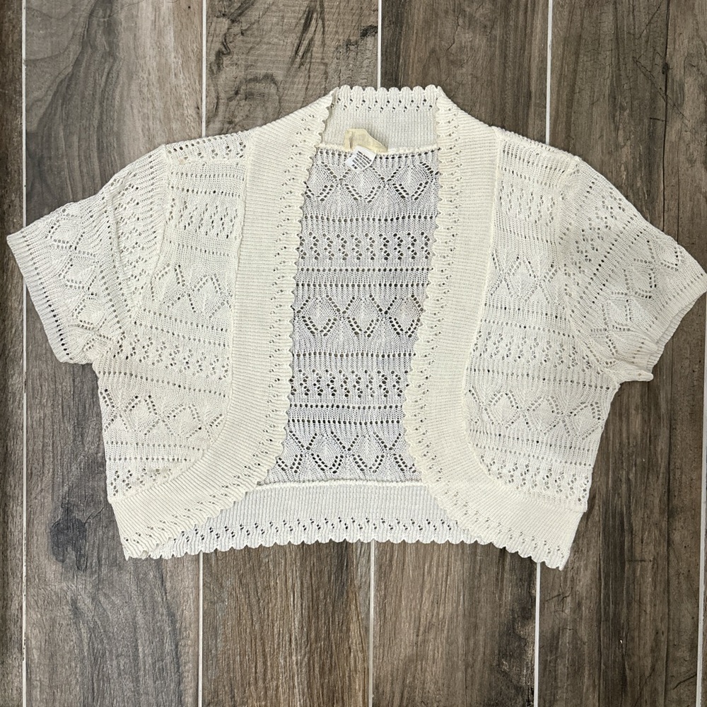 Cream cardigan